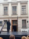 ''Один день... Фёдора Михайловича''. Спектакль-хоррор ''1866/ПРЕСТУПЛЕНИЕ/2022''. Санкт-Петербург, 2 июля 2022 года. Фото Марии Ахмадулиной
