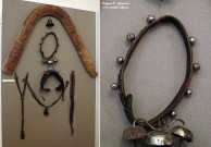 Фрагменты конской упряжи: хомут, уздечка, поддужный колокольчик, бубенцы, дуга. КИКМЗ. Фото Татьяны Шепелевой
