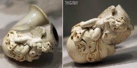 Трубка курительная, предположительно - слоновая кость. КИКМЗ. Фото Татьяны Шепелевой