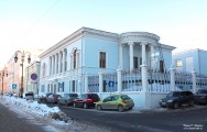 Особняк Д.В. Сироткина, западный фасад с полуротондой. Нижний Новгород. Дом Д.В. Сироткина. Февраль 2015 года. Фото Татьяны Шепелевой