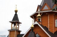 Князь-Владимирский храм в деревне Сартаково Богородского района Нижегородской области. Фото Татьяны Шепелевой. 27 августа 2014 года