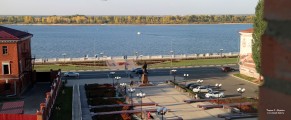 Вид на площадь перед Зачатской башней Нижегородского кремля. Фото Татьяны Шепелевой. 24 сентября 2014 года