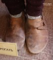 Кожаные башмаки русского воина IX-XI вв.. Фото Татьяны Шепелевой. 24 сентября 2014 года