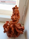 Декоративная керамическая статуэтка. Музей современной керамики, г. Богородск Нижегородской области. 13 марта 2015 года. Фото Татьяны Шепелевой