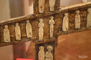 Крест запрестольный (Киликиевский) (первая половина XVI века). Фрагмент. Из собрания ВГИАХМЗ. Вологда, июнь 2014 года. Фото Татьяны Шепелевой