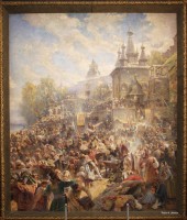 Маковский К.Е. (1839 – 1915). Минин на площади Нижнего Новгорода, призывающий народ к пожертвованиям (1891-1896). Фото Татьяны Шепелевой