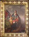 Неизвестный художник. Портрет Петра I. Металл, пеечать. Нач. XX в.