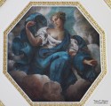 Плафон, расписанный Александром Весниным. Фрагмент. Нижний Новгород. Дом Д.В. Сироткина. Июнь 2015 года. Фото Татьяны Шепелевой