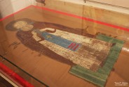 Покров (первая четверть XVI века) на раку с мощами Преподобного Димитрия Прилуцкого. Из собрания ВГИАХМЗ. Вологда, июнь 2014 года. Фото Татьяны Шепелевой