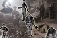 Николай Васильевич Гоголь и герои его произведений. Коллаж Татьяны Шепелевой