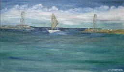 Варя Черняева. Вход в порт. Туапсе. 2008 г.