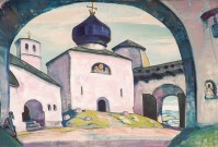 Николай Рерих. Псков. Эскиз к опере ''Псковитянка'' Н.А. Римского-Корсакова Николай Рерих. Псков. Эскиз к опере ''Псковитянка'' Н.А. Римского-Корсакова