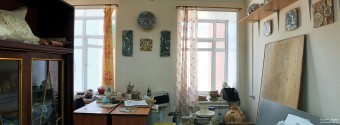 В мастерской Марины Александровны Абдуллиной. Фото Татьяны Шепелевой