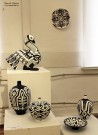 Марина Абдуллина. Композиция ''Черное и белое''. 2017-2018. Глина, ангобы. Фото Татьяны Шепелевой