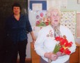 Е.Е. Агафонова на встрече с хором Дворца культуры железнодорожников
