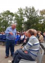 Юрий Рахманович Рахметов. Бывший юный железнодорожник. Работал на ГЖД и вернулся преподавать на ДЖД. Представитель редкой профессии - машинист паровоза. Фото Галины Яковлевой. 29 августа 2014 года